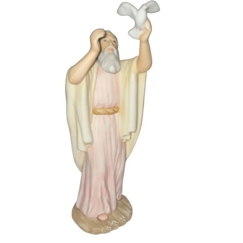 HOMCO Noah Figurine 1996 Home Interiors Religious‎ 8" Christian Decor - Picture 2 of 7